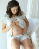 Set (3p) Remera, Short y Bata "Essential Pure & Gray"