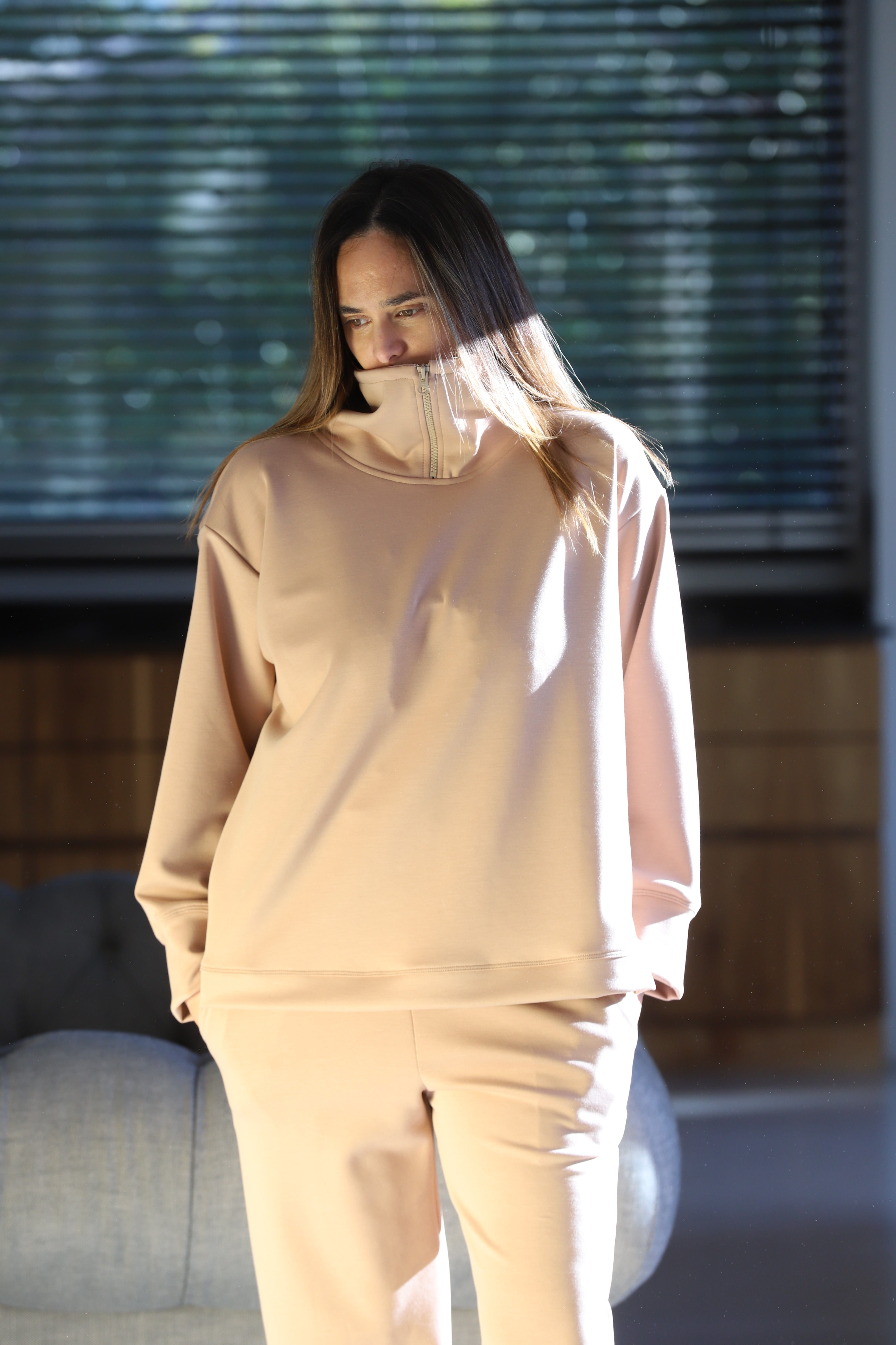 Set (2p) Buzo con cierres y Pantalon "Comfy Mom"