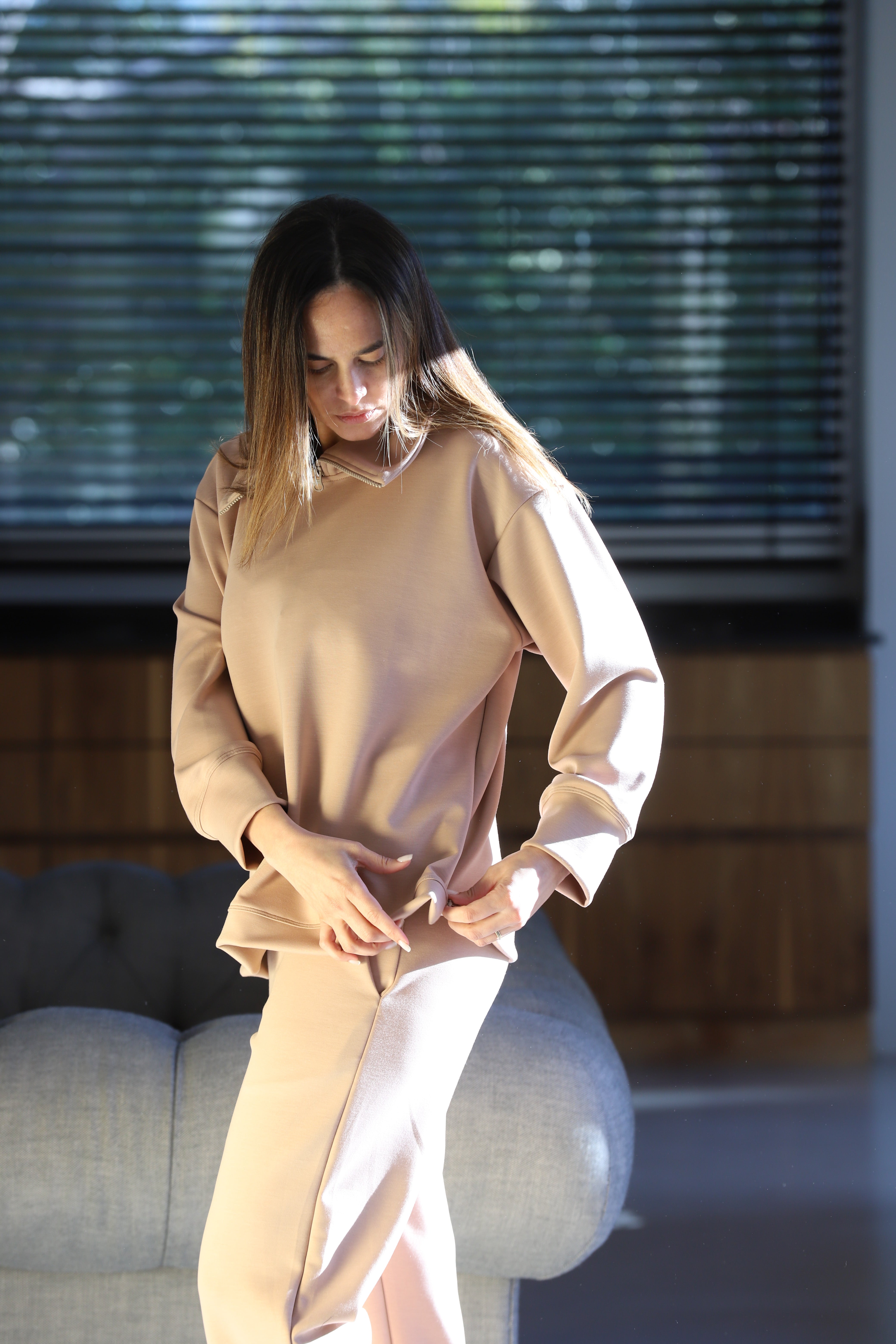 Set (2p) Buzo con cierres y Pantalon "Comfy Mom"