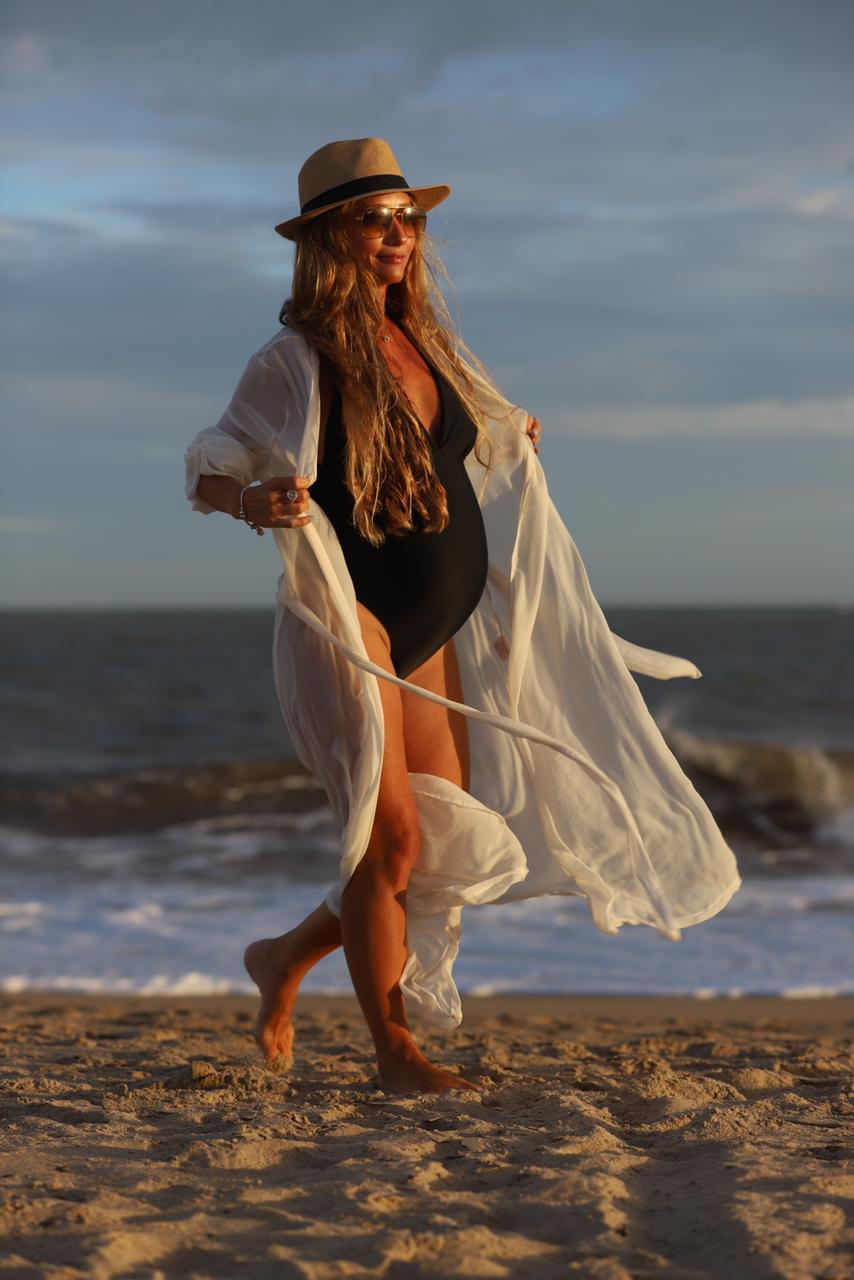 Bata Blanca Brillante