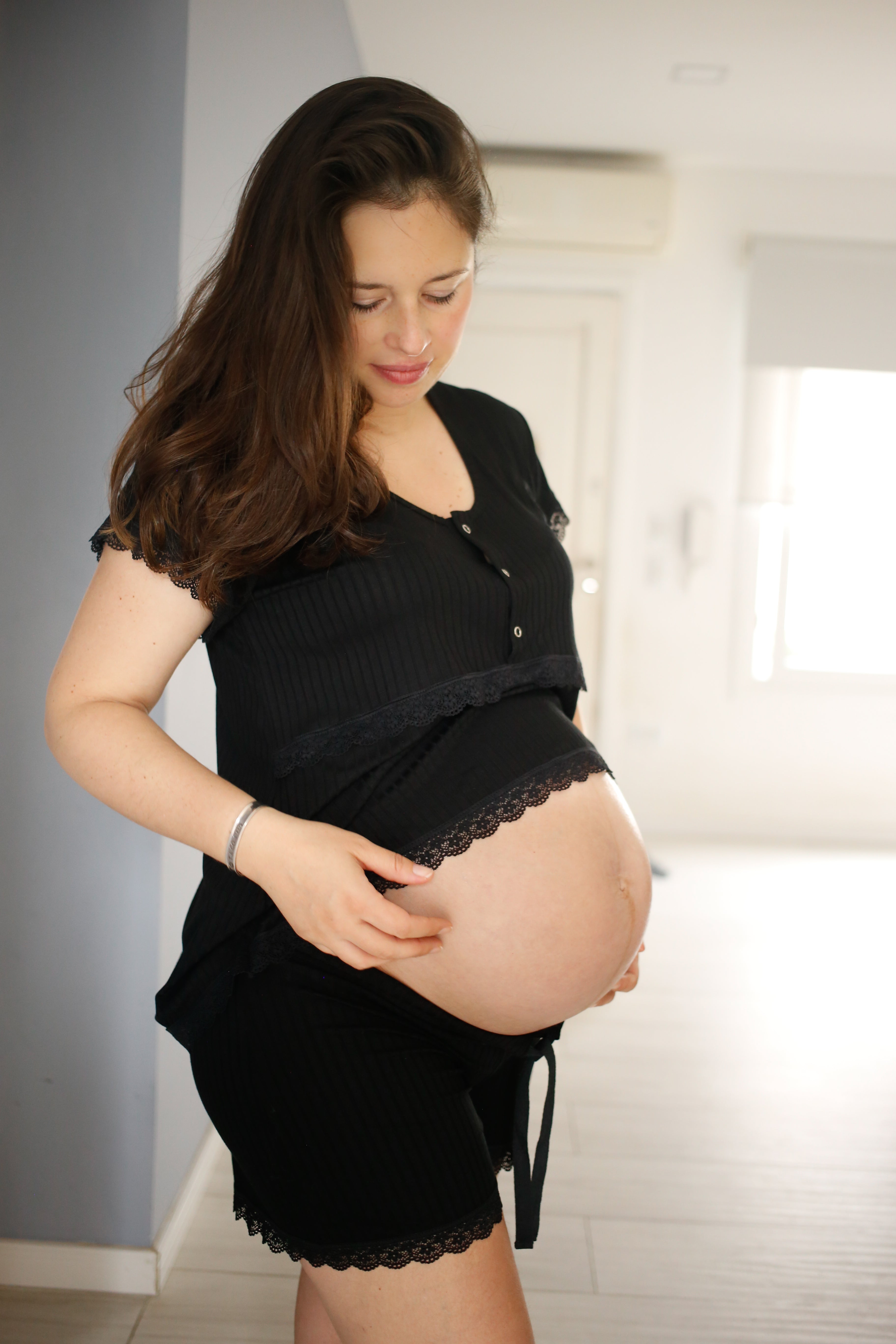 Set (2p) Remera y Short "Essential Black" c/p
