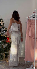 Set (2p) Top y Pollera "Saten"