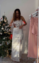 Set (2p) Top y Pollera "Saten"