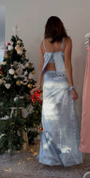 Set (2p) Top y Pollera "Saten"