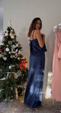 Set (2p) Top y Pollera "Saten"