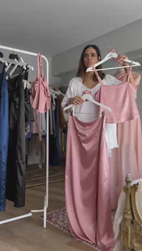 Set (2p) Top y Pollera "Saten"